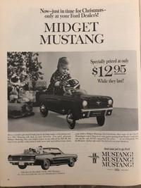1965 Mustang Midget Original Ad