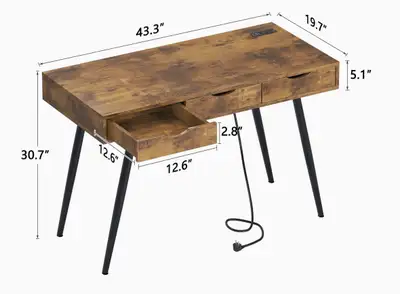 Desk - Good as New, View more