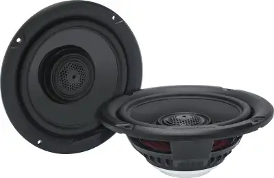 Rockford Fosgate TMS65 6-1/2" full-range speakers for select 2014-up Harley-Davidson® motorcycles Ab...