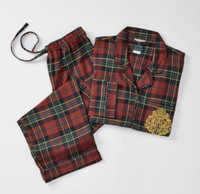 Harry Potter Hogwarts Plaid Organic Pajama Set