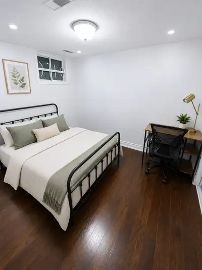 2-Bedroom Basement Apartment for Rent (Separate Entrance), View more