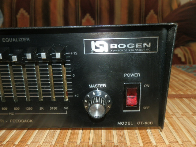 Bogen Ct-60b Equalizer 60w PA Amplifier in Stereo Systems & Home Theatre in Dartmouth - Image 4