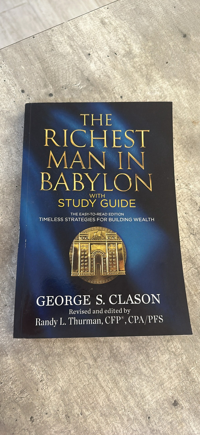 Richest Man in Babylon with Study Guide: The Easy-to-Read Editio in Non-fiction in City of Halifax