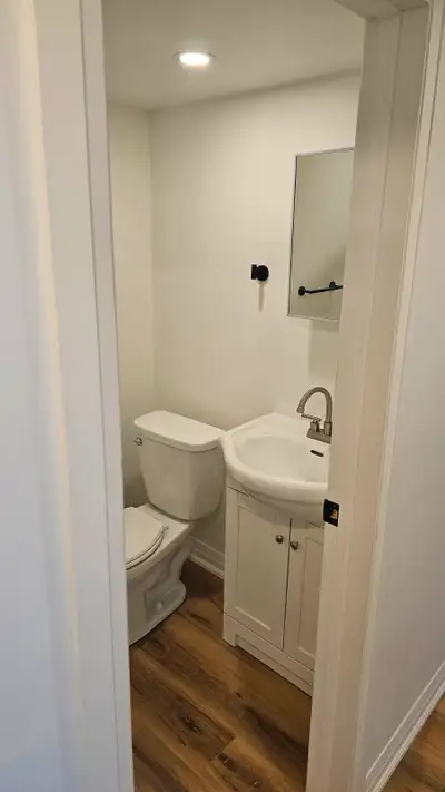 Brand new one-bedroom basement apartment in a newly built house.