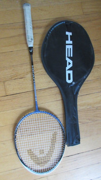 Head titanium badminton racket and case