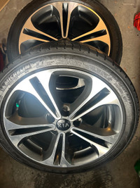 Kia/ Hyundai All Season Tires with Alloy Rims 215/45/17