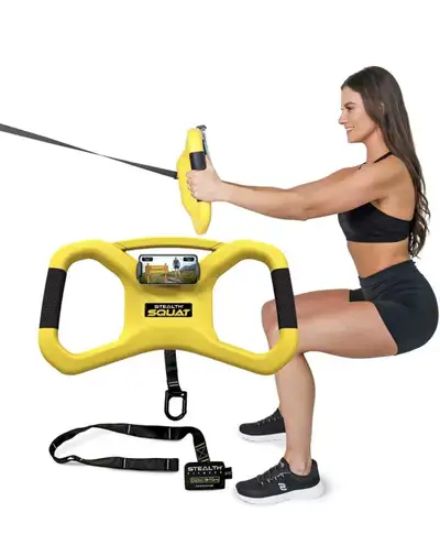 Stealth squat trainer home fitness equipment new open box , View more