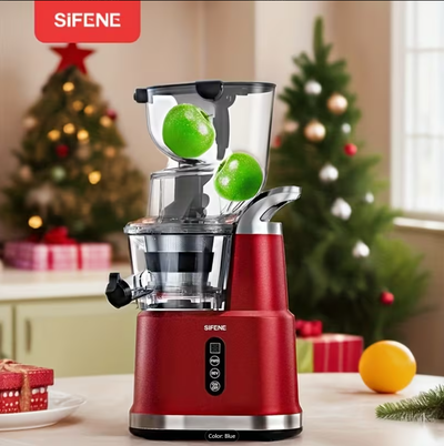 Juicer, NEW SIFENE 3-in-1 Cold Press Juicer & Smoothie Pro - 3.25" XL Slow Masticating Machine for W...