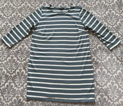George Women’s Blue & White Striped Long Sleeve Top, View more