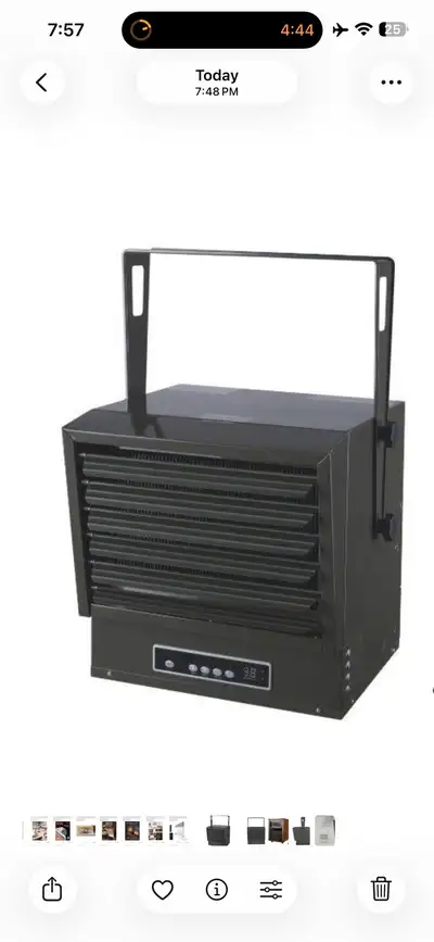 BNIB Garage Heater 10,000 BTU with Remote, View more