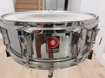 Premier Vintage Steel snare drum.4 your drum set, View more