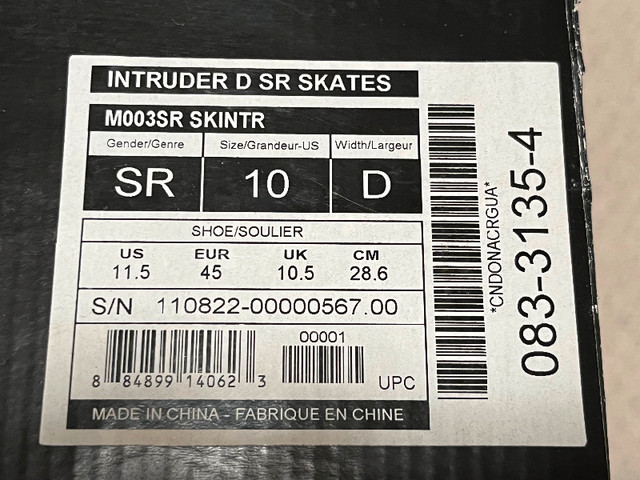 Brand New CCM SKATES - INTRUDER D SR M003SR SKINTR in Skates & Blades in Markham / York Region - Image 4