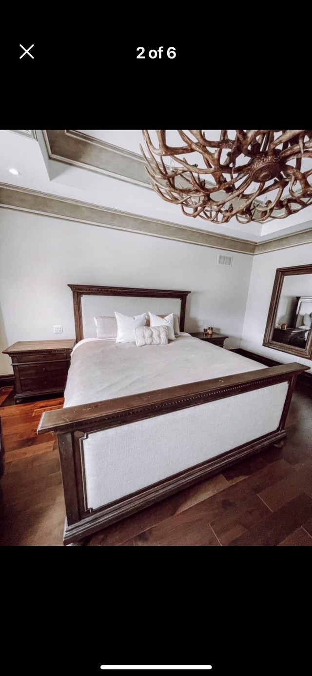 Restoration  hardware St James king bedroom set  in Beds & Mattresses in City of Toronto - Image 2
