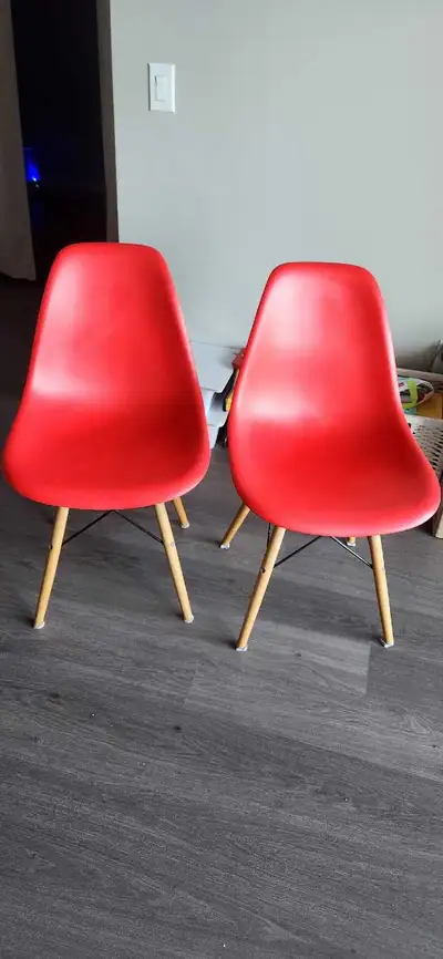 Structube red chairs set, View more