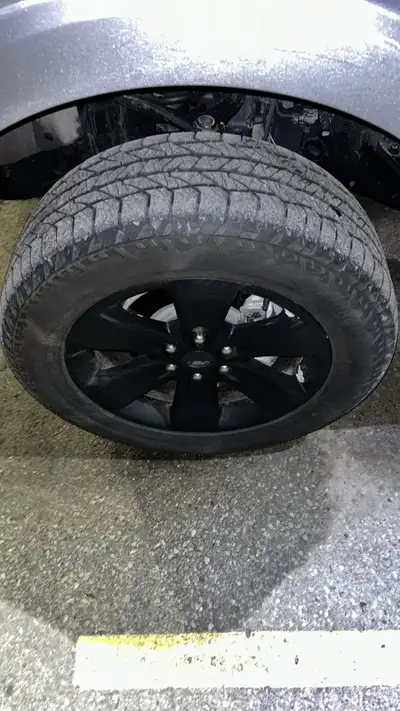 F-150 tires and rims. Lots of life left Looking to sell my stock tires and rims still lots of life l...