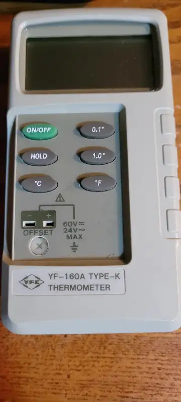 YFE YF-160A Type K Free-Standing Thermometer, View more
