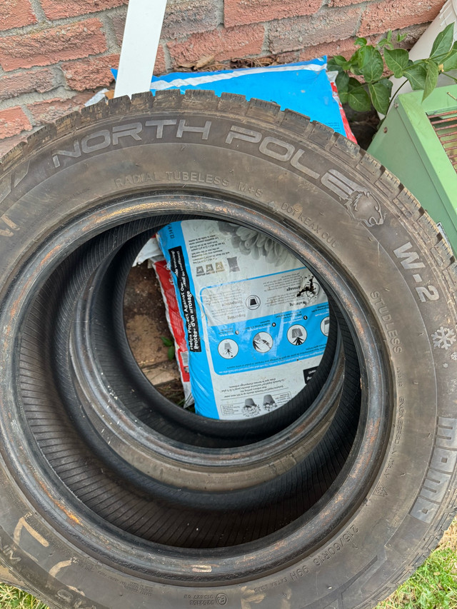 215/60R16 Winter Tires - Set of 4 in Tires & Rims in City of Toronto - Image 3