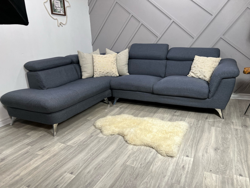 Structube KENLEY Gray Sectional DELIVERY AVAILABLE!! Couches & Futons