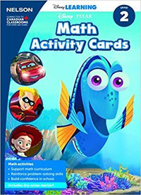 Grade 2 : Math Activity Cards : Disney : NEW :