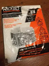 Ridgid Vacuum Bag Size C