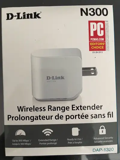 D-Link Wireless range extender - prolongateur de portée, View more