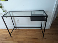 Bureau Ikea vittsjo en verre / Vittsjo Ikea glass desk
