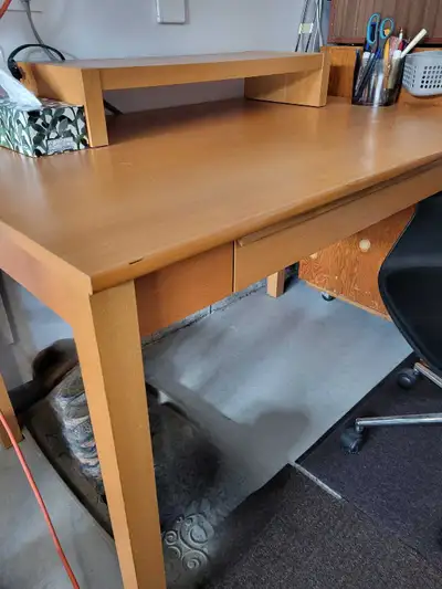 Wood desk table, View more