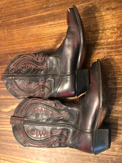 Leather size 5 women's Cowboy  boots 3 different Pairs Available, View more