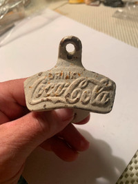 Vintage COCA-COLA WALL BOTTLE OPENER