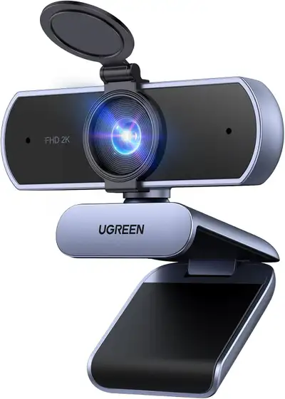 UGREEN 2K Webcam, Webcam for PC Ultra HD 1440P Computer Camera, View more