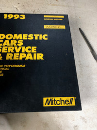 VINTAGE MITCHELL 1993 GENERAL MOTORS  CAR REPAIR MANUAL #MR0152