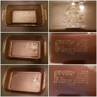 Pyrex Easy Grab Glass Pie Plate, bakeware, loaf dish, View more