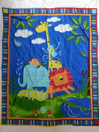 Hand Quilted UNISEX Crib size BABY Quilt