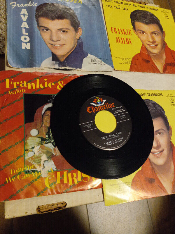 Vinyl Records 45 RPM Frankie Avalon,Annette Lot 4 Picture Sleeve in CDs, DVDs & Blu-ray in Trenton - Image 2