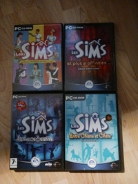 Les Sims 1 et 2 pour pc sur cd-rom