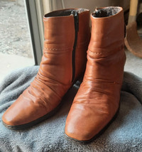 Rieker brown ankle boots for women