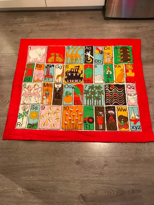Children’s alphabet blanket in Other in Richmond - Image 2