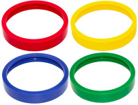 735B 4 Pack Colored Lip Rings $5.00