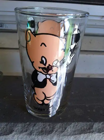 Porky Pig / Pepsi 12 oz. Glass 1975, View more