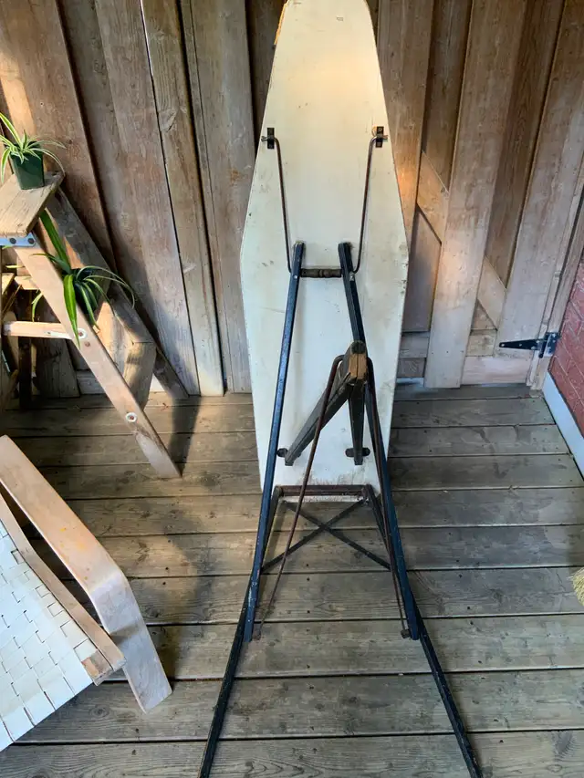 Antique Ironing Board - wood and steel in Other in Kitchener / Waterloo - Image 4