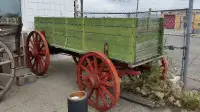 Wanted old horse drawn wagon