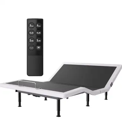 Full Adjustable Bed Frame with Wireless Remote, Head Foot Incli, View more