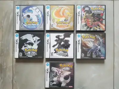 Pokemon games for Nintendo DS for sale individually, View more