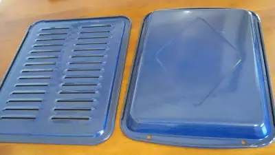 Set of Two New Enamel Baking Cookie Sheet Pan 17"x13", View more