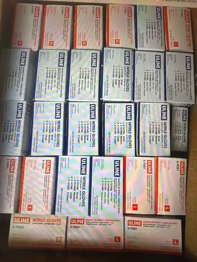 uline nitrile gloves ple 2 options, View more
