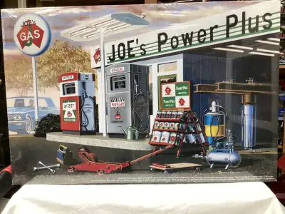 JOE’S POWER PLUS SERVICE STATION – 1/24 SCALE PLASTIC MODEL KIT, View more