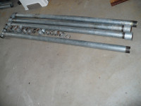 2" galvanized steel pipes and fittings