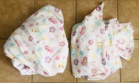 GIRLS SHEET SETS! (TINKERBELL or pink HEARTS) DOUBLE/FULL SIZE