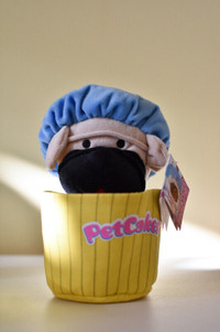 Blueberry Cupcake Pug Plush