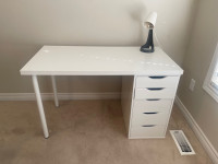 White Desk (LAGKAPTEN / ALEX/IKEA)